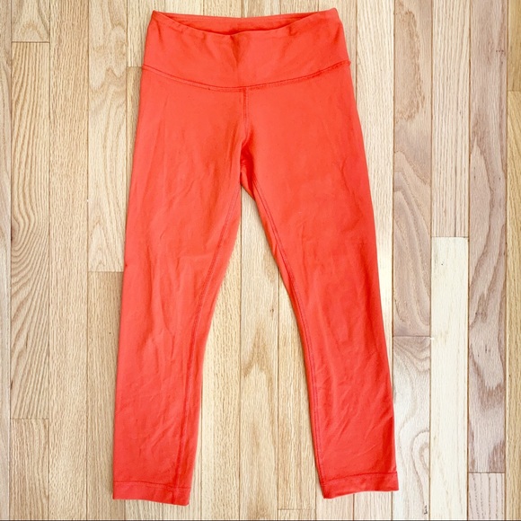 Lululemon | Wunder Under Coral Crop Legging Sz 2 - Picture 2 of 6